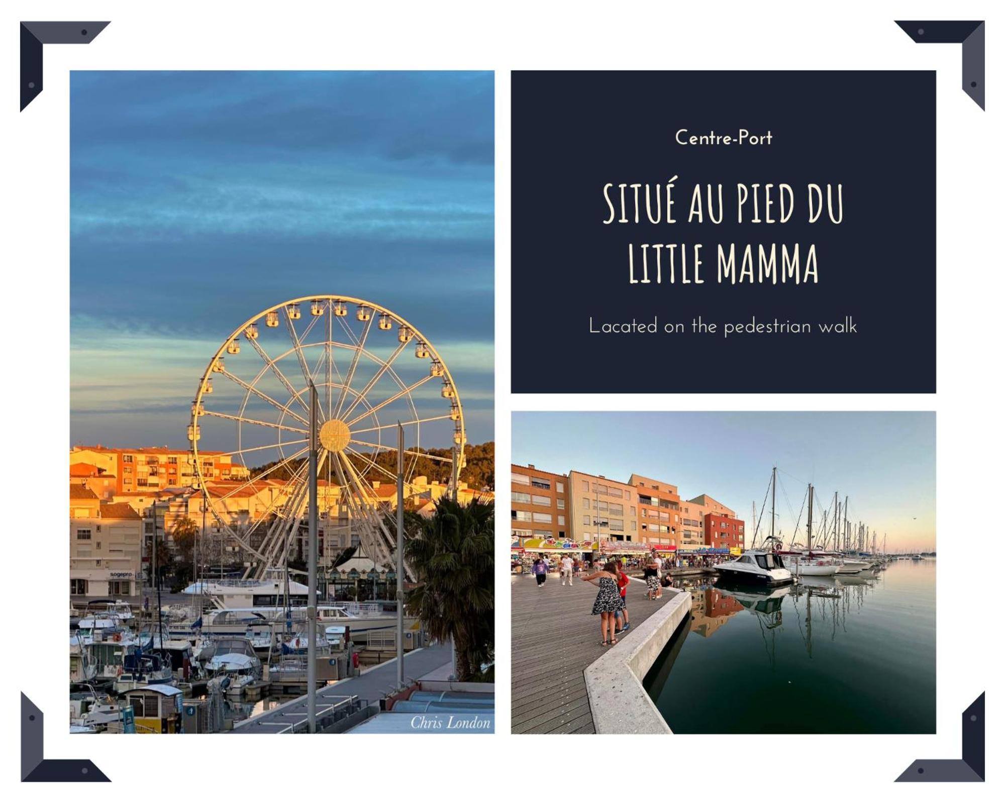 Little Mamma - 50M Du Centre Port - Menage Inclus Apartment Agde Exterior foto